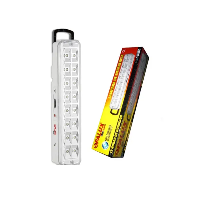 HB-866T Luz de Emergencia Opalux 16LED SMD 12 HRS Original Nuevo 110 MTS - Cumple con INDECI