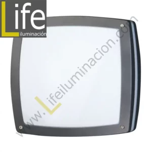 109/2XE27-GREY APLIQUE EXTERIOR 2XE27 IP54 COLOR GRIS 220V-60HZ