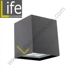 111/LED/6W/30K-GREY/M APLIQUE EXTERIOR 6W LED 3000K IP54 COLOR GRIS MULT