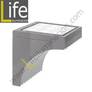 113/LED/9W/30K-GREY/M APLIQUE EXTERIOR 9W LED 3000K IP54 COLOR GRIS MULT