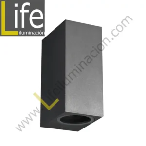 116/LED/24W/30K-GREY/M APLIQUE EXTERIOR 2X12W LED 3000K IP54 COLOR GRIS M