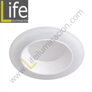600/LED/12W/30K/WH DOWNLIGHT LED 12W 3000K 90° IP44 C/BLANCO 220V/60