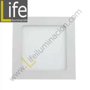 104CE/LED/6W/60K/WH/M SPOT LED CUAD.EMP.6W/60K/WH 9.7X9.7X4CM MULTIVOLTA