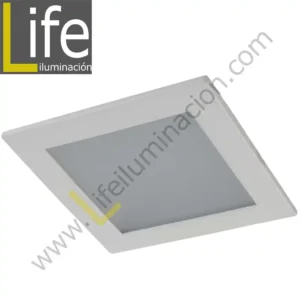 DOWN/SQ/LED/18W/30K/WH DOWNLIGHT LED CUAD. EMP. 18W/30K/WH 22.5X22.5X2CM