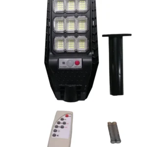 PASTORAL SOLAR 100W INTEGRADO ALTA EFICIENCIA LUMINICA 80m2 CONTROL REMOTO INTELIGENTE SENSOR Y SOPORTE