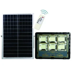 REFLECTOR SOLAR LED 150W /CARGA SOLAR /800 Lm / IP 65 /80m3/CONTROL REMOTO INTELIGENTE/  T.C. 5H / T.D. 12 H /Indicador de carga