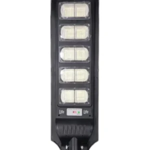LUMINARIA SOLAR 300W IP65 "LIFE" INTEGRADA 6500K 3-15MTS C/SENSOR C/FOTOCELDA CONTROL REMOTO  PUBLICO MONTAJE EN PASTORAL PARED O POSTE