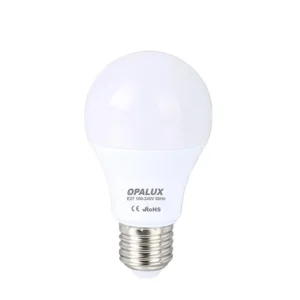 FOCO LED 12W "OPALUX" 100-240V CALIDO 945LM 3000K E27 230°