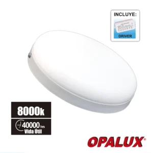 PANEL REDONDO 24W "OPALUX" 8000K 175-265V 2160LM