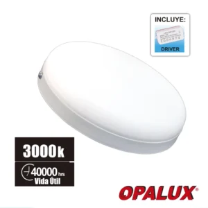 PANEL REDONDO 24W "OPALUX" 3000K 175-265V 2160LM