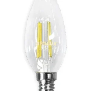 FOCO VINTAGE C35 4W 7200K 185-265V E14 "OPALUX" BLANCO CJX100