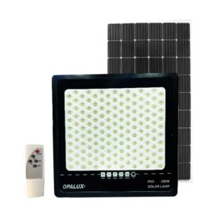 REFLECTOR SOLAR LED DC 300W "OPALUX" 7000K 3144 lum (CJX5) - set (reflector + panel solar) -