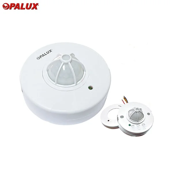 SENSOR DE MOV. 360º "OPALUX" REDONDO P/MONTAJE D/TECHO 220-240VAC 60HZ (3MTS-6MTS) <24°C