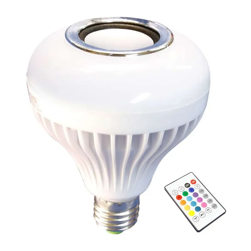 FOCO LED MUSICAL 6W "TROYA" E27 RGBW 100-240V C/BLUETOOTH Y CONTROL REMOTO, MASTER 50