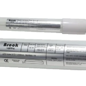 TUBO FLUORESCENTE LED 3000K 18W T8 1.2MTS / VIDRIO / 2 PIN G13 / 6500K LUZ CALIDA 1800 LUMENS / 15,000 HRS LINEA BL