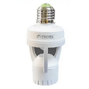 SENSOR DE MOV. 360°"TROYA" ROSCA E27 220-240VAC (6MTS) CAJA COLOR CJX50