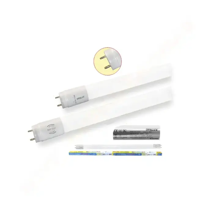 FLUORESCENTE LED 18W OPALUX 1.20MTS T8 1800LM 6500K 50,000HRS LUZ BLANCA G13 CON SENSOR DE MOVIMIENTO 360° Y FUNCIÓN STAND BY INCORPORADO