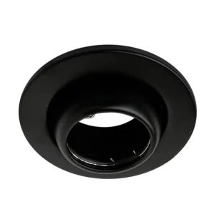 COBERTOR OJO BUEY DIRIGIBLE LIGHT C/NEGRO INCLUYE SOCKET GU10 NO INCL. FOCO