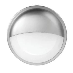 APLIQUE EXTERIOR LED REDONDO 20W LIGHT 6000K SILV.120G 150-240V/50-60HZ