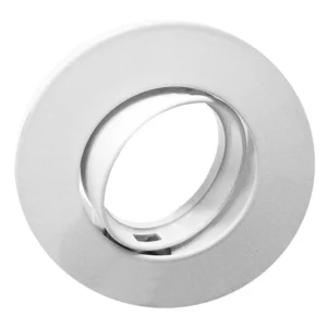 COBERTOR LLANO LIGHT  BLANCO ZAMAC D=10.8CM INCL. SOCKET GU10