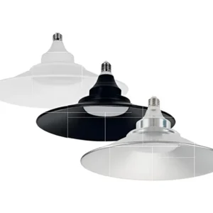 FOCO UFO E27 25W/ LIGHT 4000K 2000LM IP20 D250X130MM COLOR ALUMINIO 220-240V/50-60Hz
