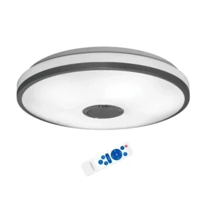 PLAFON SMART LED 48W LIGHT 30000K 40000K 65000K RGB-SPEAKER DIM D390X80MM C.REMOTO