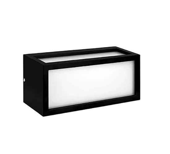 APLIQUE EXTERIOR LED 20W LIGHT GOYA 3000K 1000LM 90G 100-240V 50/60HZ NEGRO IP54