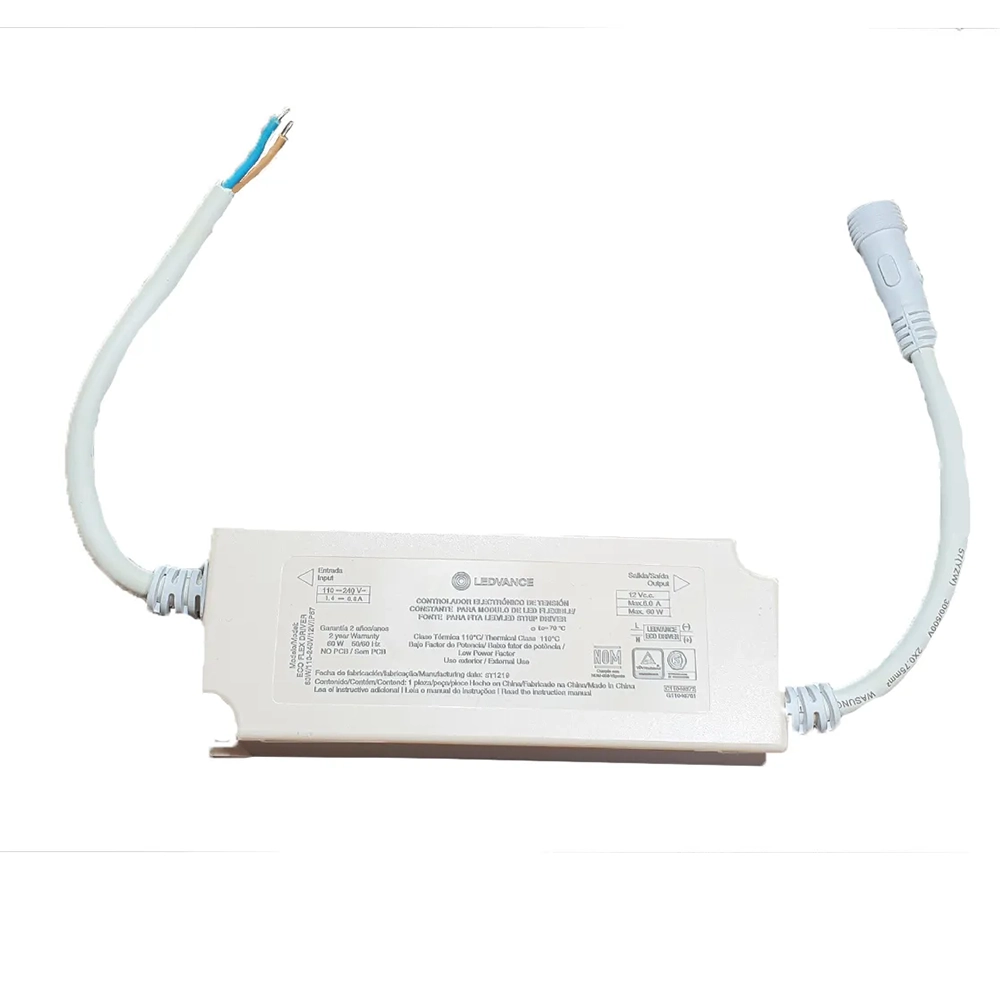 LED DRIVER ECO FLEX LEDVANCE P/ TIRA LED IP67 60W 20000Hrs