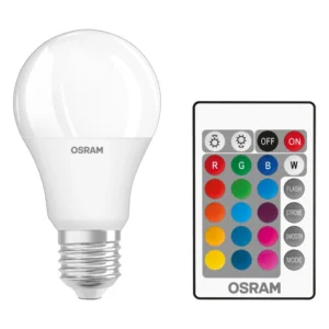 LED RGBW LEDVANCE CONTROL REMOTO A19 7,5W RGBW 600Lm 15000Hrs 1UND