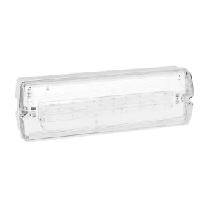 LUZ DE EMERGENCIA LED LIGHT 3W 75K 128LM IP65 WH 100-240V/50-60HZ