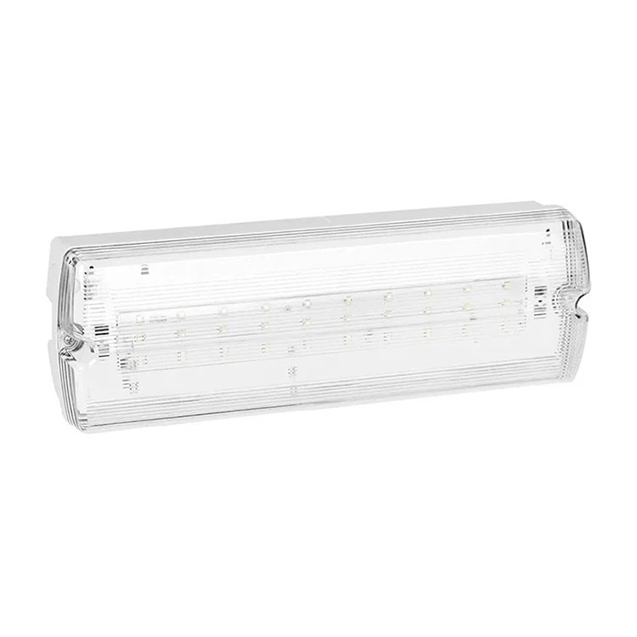 LUZ DE EMERGENCIA LED LIGHT 3W 75K 128LM IP65 WH 100-240V/50-60HZ