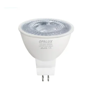 FOCO DICROICO 7W 7LED  GU5.3 "OPALUX" 19LM ROJO 100-240V CJX100