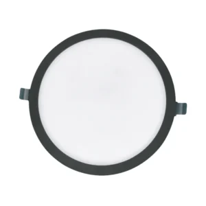 PANEL LED 12W GLIGHT REDONDO 3000K 1080LM SLIM 2 EN 1 NEGRO