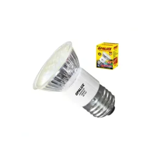 Dicroico led 20led "Opalux" Luz Blanca 6500K 220v rosca E27