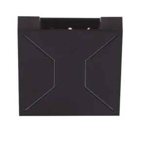 APLIQUE EXTERIOR LED DEGLY "OPALUX" NEGRO, 5W 500LM 3000K,120-265VAC, IP65 MASTERX50