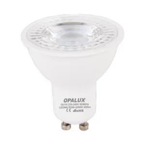 FOCO DICROICO GU10 RGB "OPALUX" 800LM 220-240VAC 60HZ 38°  C/CONTROL