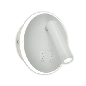 APLIQUE EXTERIOR DE PARED "OPALUX" SOLARA BLANCO