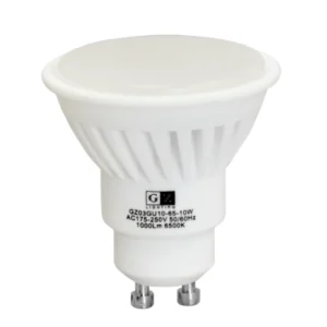 FOCO DICROICO LED 10W GLIGHT GU10 2700K 1000LM CERAMICO Y PC